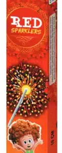 10 Cm Red Sparklers (10 Pcs)