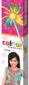 15 Cm Colour Sparklers (10 Pcs)