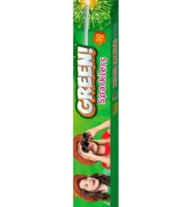30 Cm Green Sparklers (5 Pcs)