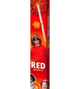 30 Cm Red Sparklers (5 Pcs)